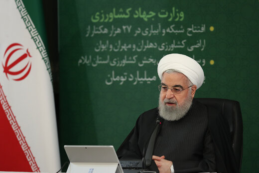 روحانی:نمودار کرونا نزولی شده/پس‌انداز بانکی مردم رشد داشته است